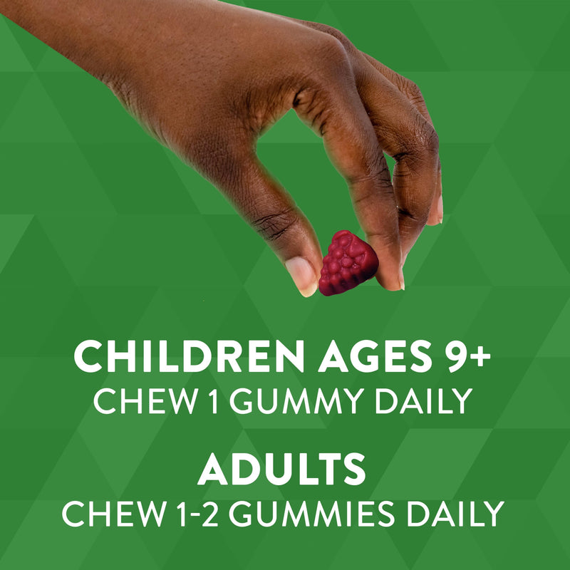 Nature's Way Zinc Gummies, Daily Immune Support Gummies*, 100% Daily Value Zinc per Gummy, Mixed Berry Flavored, 120 Gummies (Packaging May Vary) 120 Count (Pack of 1) - BeesActive Australia