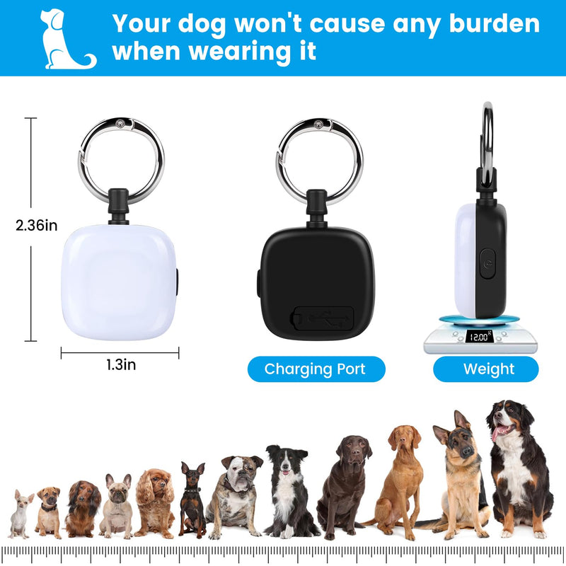 Dog Lights for Night Walking, 2 Pack Dog Light with 4 RGB Color Modes, Rechargeable Dog Collar Light Charm Clip On, Waterproof Safety Walking Light for Camping, Running, Cycling - BeesActive Australia