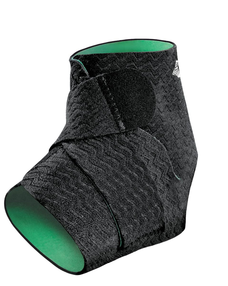 Mueller Sports Medicine Green Adjustable Ankle Support Brace, Ankle Pain Relief Support for Men and Women, Ideal for Sprains, Strains, Arthritis, Black, One Size Green/Black