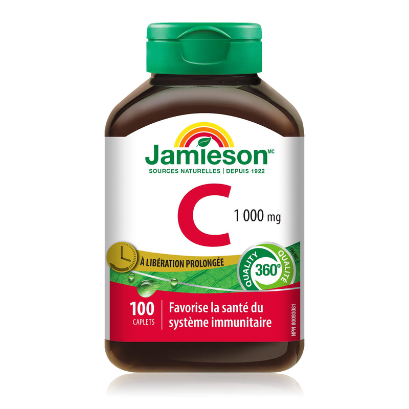 Jamieson Vitamin C 1,000 mg Timed Release 1,000mg - Time Release 100 Caplets