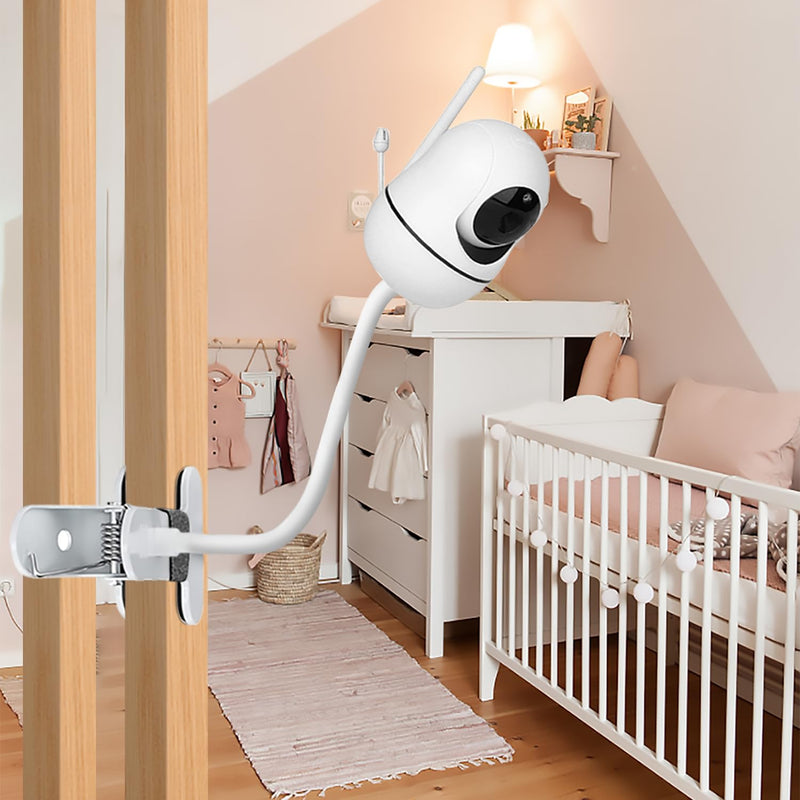 15.7 inches Baby Monitor Mount Compatible with HelloBaby HB6550/HB65/HB6550 pro/HB66/HB248,ANMEATE SM935E Baby Monitor Camera,Flexible Clip Clamp Mount Long Gooseneck Arm - BeesActive Australia