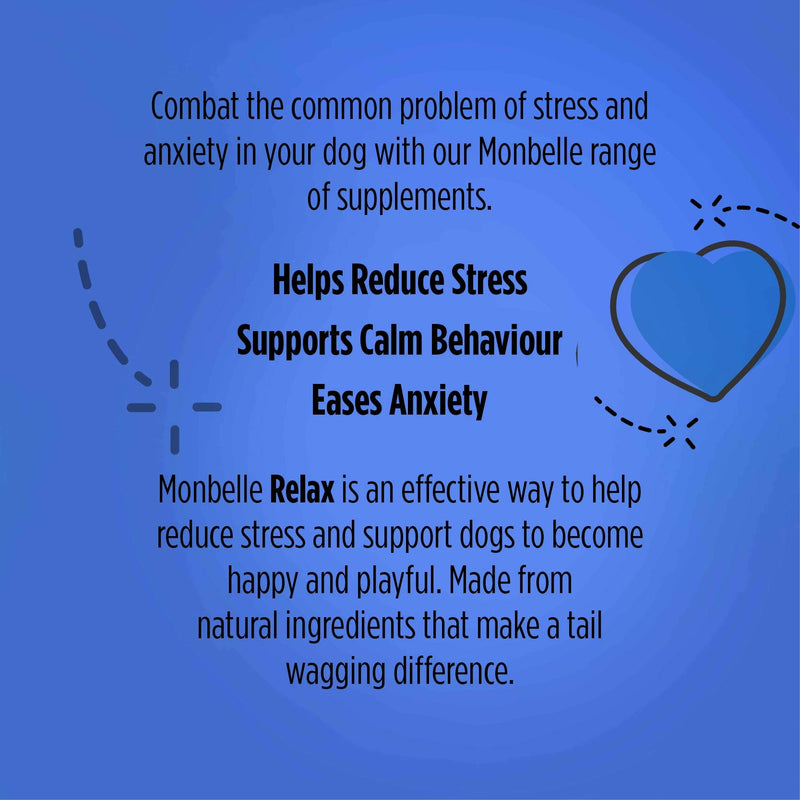 Relax Dog Calming Tablets, Natural Anxiety Relief Supplement for Stressed or Nervous Dogs, Supports Healthy Brain Function & Hormone Balance, Vet-Trusted, UK-Made, 120 Tablets