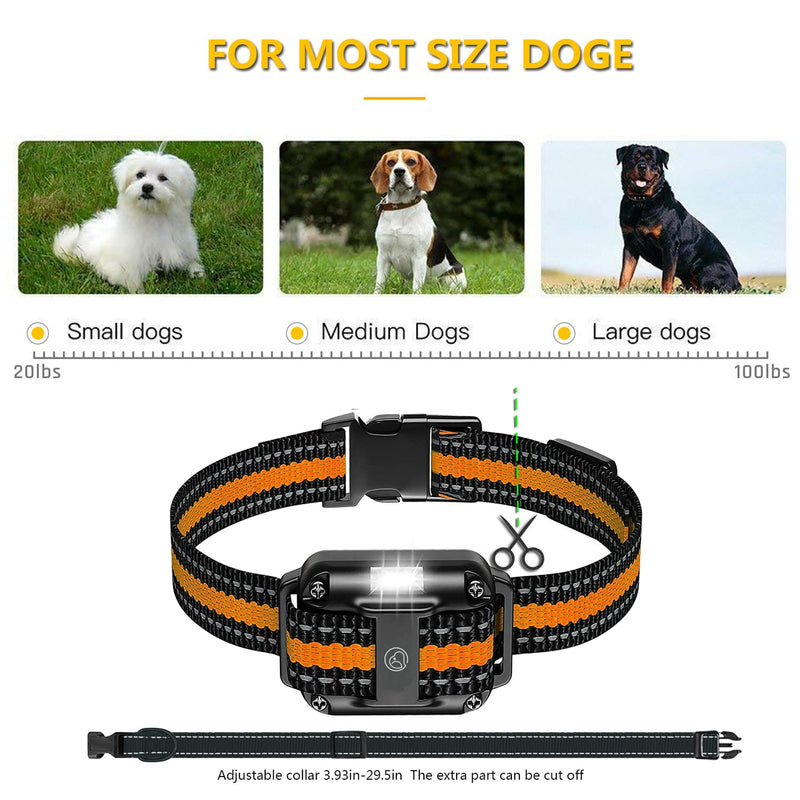 Dog Shock Collar with Remote, Dog Training Electric Collar, Waterproof Rechargeable, 1640ft Dog Shock Collar with LED Light, Beep, Vibration, Shock for Medium/Large 3 Electronic Collars Dogs for 3 dogs - BeesActive Australia