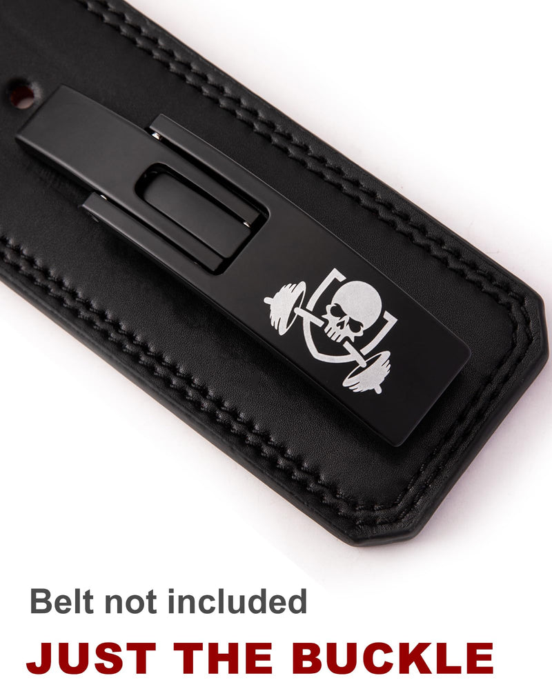 MANUEKLEAR Lever Belt Replacement, Professional Replacement Lever Belt Buckle Attachment for Man and Women Obsidian Black