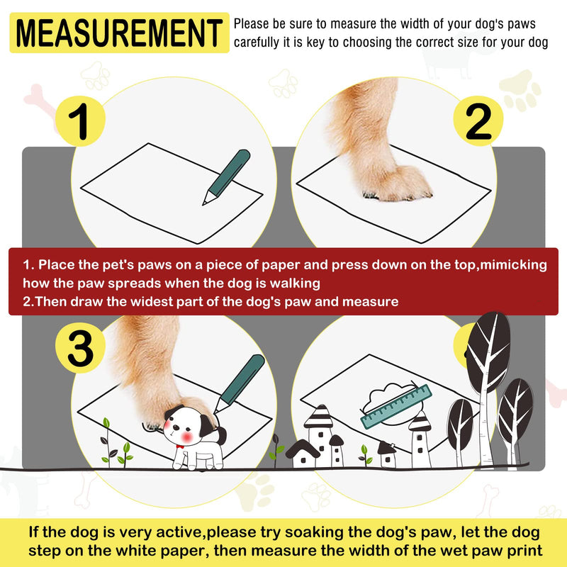 DcOaGt Dog Shoes for Large Dogs XXL, Waterproof Dog Boots with Anti-Slip Sole Breathable Reflective Paw Protectors Booties for Hot Pavement Summer Winter Snow Hiking Walking 4PCS(Size 9) Black Size 9:Width 3.18-3.40 inch(Pack of 4) - BeesActive Australia