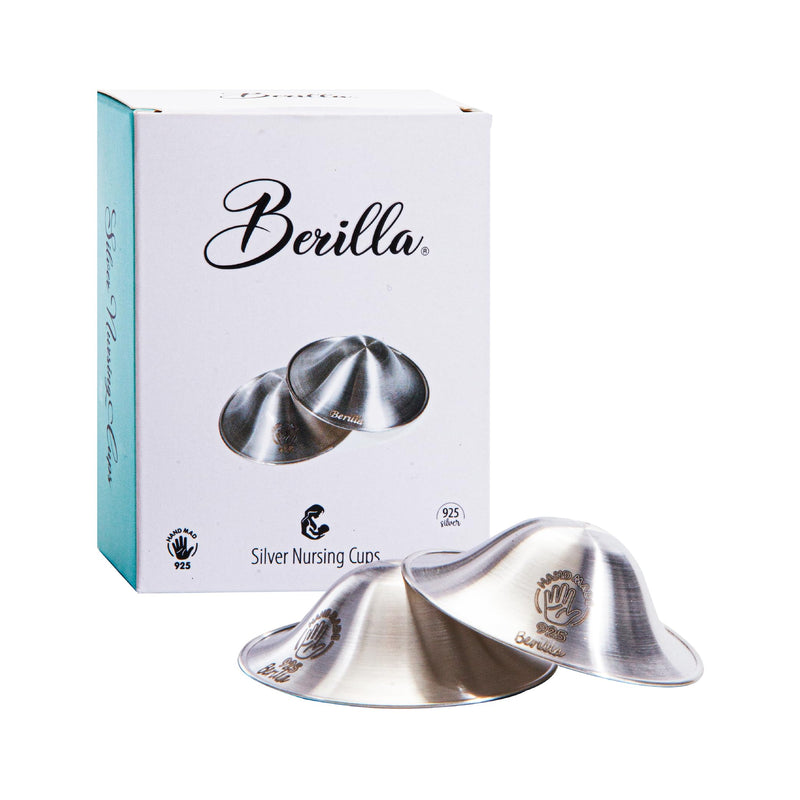 The Original Silver Nursing Cups, Nipple Shields for Nursing Newborn, Nipple Protector for Breastfeeding, Nipple Covers Breastfeeding, No Need Nipple Cream, Newborn Essentials Must Haves (Regular) REGULAR - BeesActive Australia