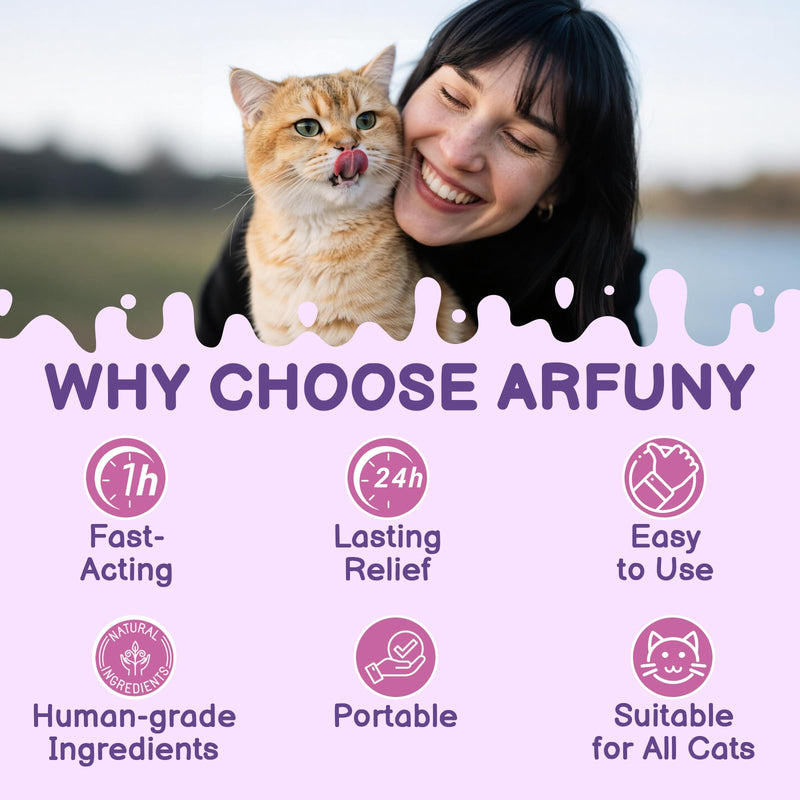 Cat Calming Pheromone Spray - Cat Calming Spray - Reduce Scratching, Fighting, Peeing, Marking - Cat Anxiety & Stress Relief - for Home, Travel, Vet Visits - with Cat Pheromone & Natural Ingredients