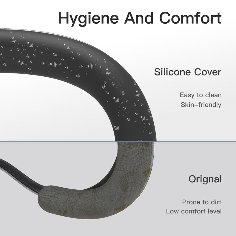 DamonLight VR Silicone Face Pad Cover for Apple Vision Pro Accessories, VR Face Cushion Waterproof Washable Eey Mask for Vision Pro Headset Silicone Replacement Face Pad (Size N) - BeesActive Australia