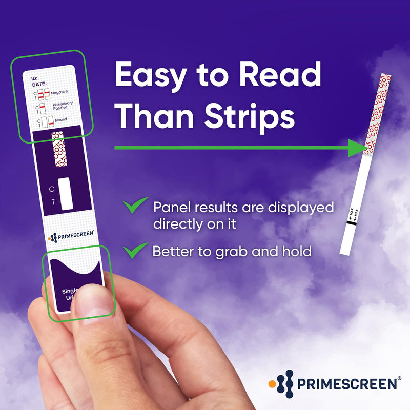 Prime Screen [10 Pack] Nicotine Tobacco Cotinine Urine Test Kit - Urine Dip Card Testing Cotinine from Smoking - WCOT-114 1
