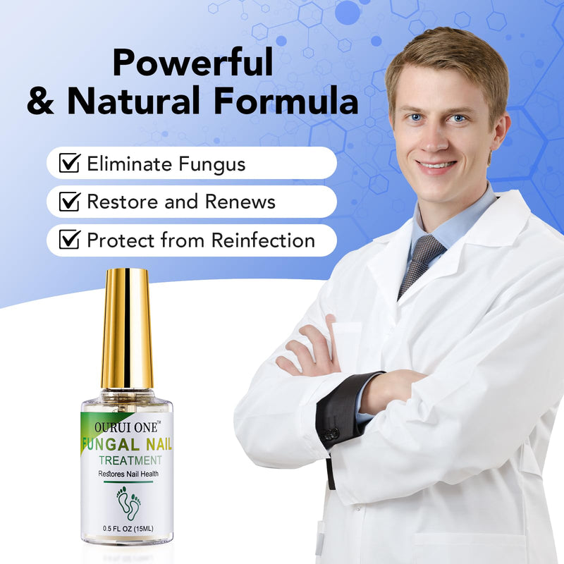 Toenail Fungus Treatment Extra Strength, Fungal Nail Treatment for Thick, Yellow, Discolored Nails,30ML 4 Weeks Toe Nail Fungus Treatment, Ingrown Toenail, Athletes Foot, Nail Growth & Strengthener 1 Fl Oz (Pack of 1)