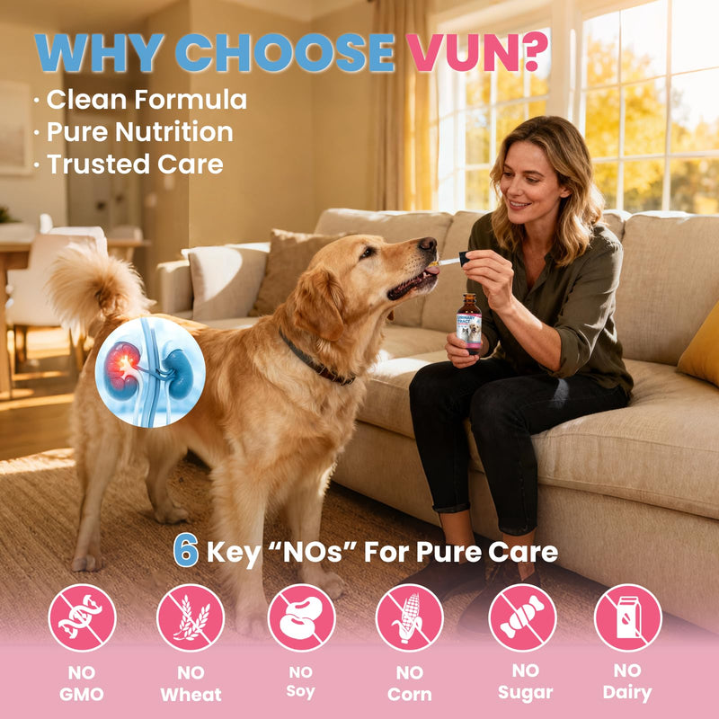 Cat UTI Treatment,Dog Urinary Tract Infection Drops, Renal Health for Cats Pets - Kidney Support,Bladder Control for Dogs Incontinence - Cat UTI Remedy Cranberry & D-Mannose (1 Pack) 1 Pack