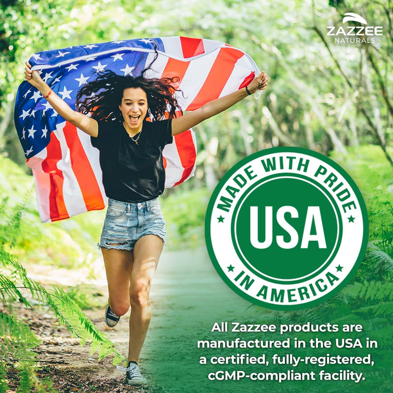 Zazzee D-Chiro-Inositol, 50 mg per Capsule, 90 Vegan Capsules | Ideal Dosage for 40:1 Ratio with Myo-Inositol, 3 Month Supply, 100% Vegetarian, Non-GMO, Made in the USA