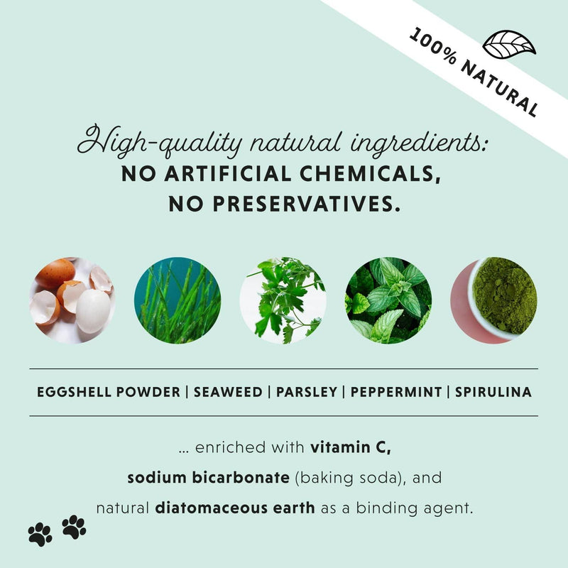 Annimally Oral Vital for Dogs 100 g - Daily Dental Powder with Eggshell Powder, Parsley, Seaweed, Peppermint & Spirulina, Made in Germany 100 g (Pack of 1)