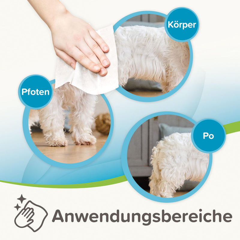Beaphar universal hygiene care wipes for dogs and cats, 30 pieces - BeesActive Australia