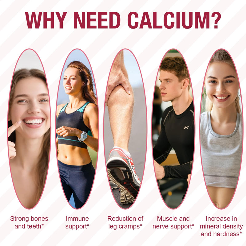 Liposome 2000MG Calcium Citrate with Vitamin D3 K2, Magnesium, Zinc and VC, 10-in-1 Calcium Gummies for Women and Men, Bone, Muscle, Immune Support & High Absorption, Peach Flavor Gummies, 2 Pack