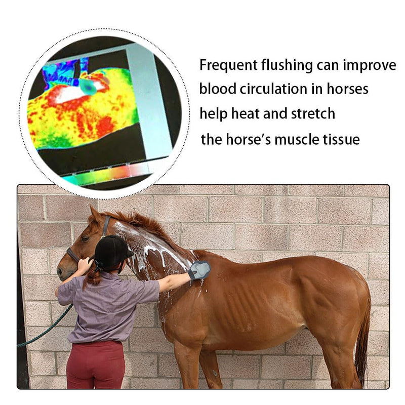 Horse Massage Glove, Horse Grooming Brush, Multifunctional Horse Brush Glove, Breathable Horse Hair Remover Mitt for Horse Dog and Cat Washing Grooming Shedding - BeesActive Australia