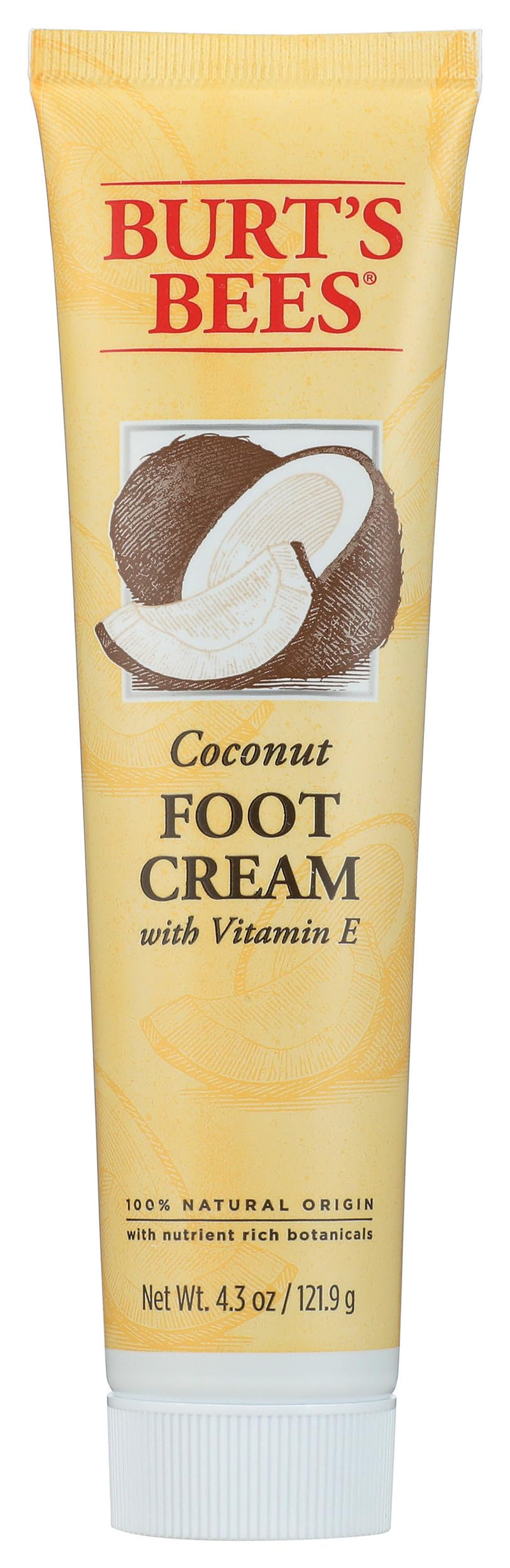 Burt's Bees Coconut Oil Foot Cream, Package May Vary, 4.3 Oz 4.34 Ounce (Pack of 1) - BeesActive Australia