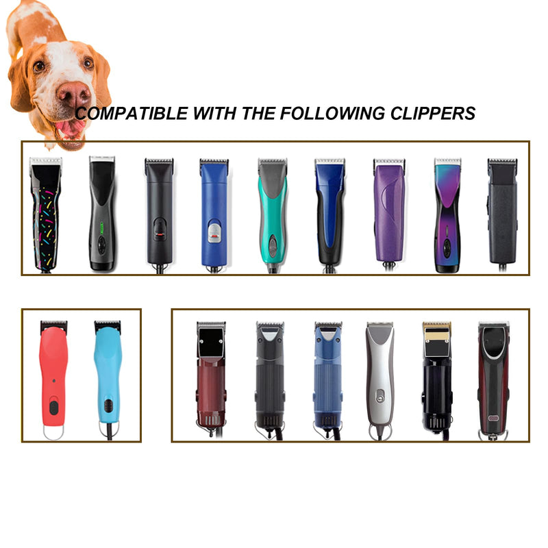 5 Skip Tooth Detachable Pet Dog Grooming Steel Blades,Compatible with Andis,Oster A5,Wahl KM10 Series Clippers,Cut Length 1/4-Inch (6.3mm) ，1 PACK 5 Skip Tooth-1 PCS - BeesActive Australia