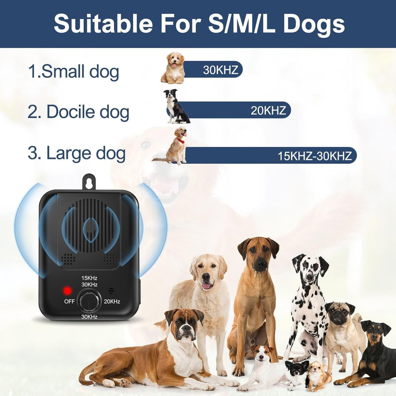 Anti Barking Device Ultrasonic Dog Barking Control Device | Dog Barking Deterrent, Indoor & Outdoor, For Dogs