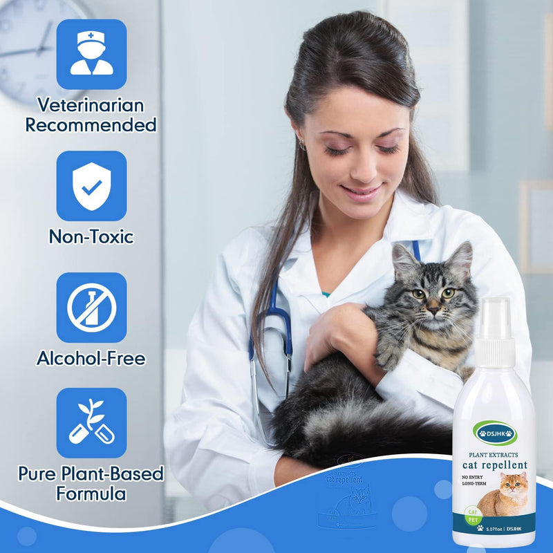 Cat Deterrent Spray Indoor, Cat Repellent Indoor for Cat and Kitten, Cat Scratch Deterrent Training Aid for Furniture, Sofas, Rugs, Curtain, Cat Deterrent Indoor and Outdoor, Protecting Furniture - BeesActive Australia