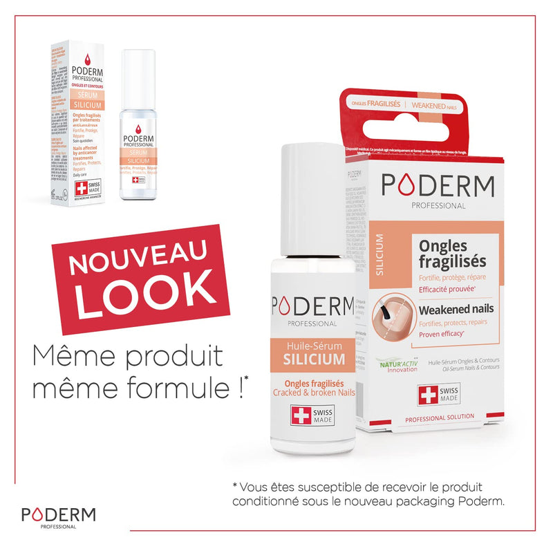 PODERM – NAIL STRENGTHENER FOR DAMAGED NAILS – 100% Natural Ingredients – VEGAN - Professional Nail Care : Fortifies, Protects, and Repairs Weak Nails - Nail Strengthener and Protector – Swiss Made - BeesActive Australia