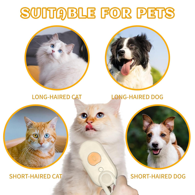 Spritz Defur Comb for Cats, New 3-in-1 Cat Steam Brush for Massaging and Cleaning Shedding Pets, Comb for Long and Short Hair Cats and Dogs Grooming Tool (Coffee) Coffee - BeesActive Australia