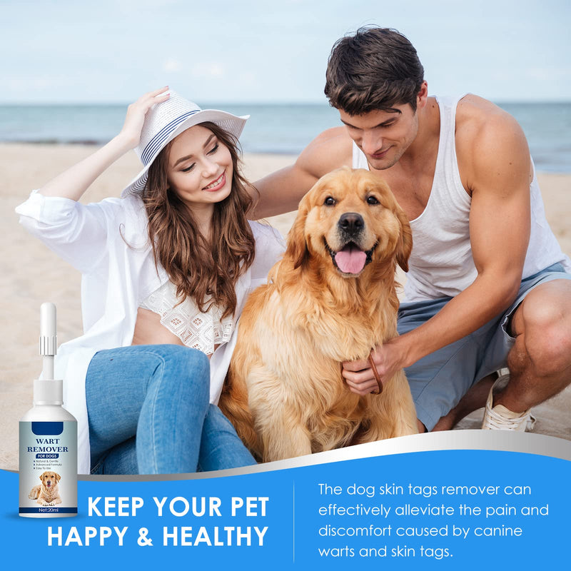 Dog Wart Remover, Fast Acting Dog Skin Tag & Wart Removal Treatment Warts Remover for Dogs, No Harm & Pain-Free Light Blue(dog Wart Remover) - BeesActive Australia