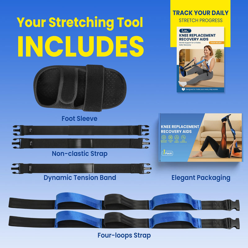 Knee Replacement Recovery Aids - Must Have Hip/Knee Surgery Recovery Equipment, Improve Mobility and Flexibility, Relieve Pain-Physical Therapy Equipment - BeesActive Australia