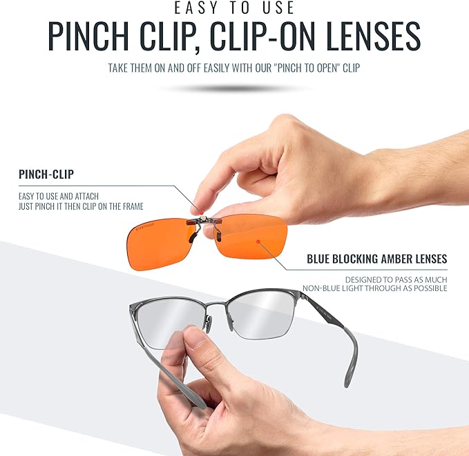 Spectra479 Blue Light 99.9% Cut PC Glasses Night Glasses (Clip-on) Parallel Import Product - BeesActive Australia