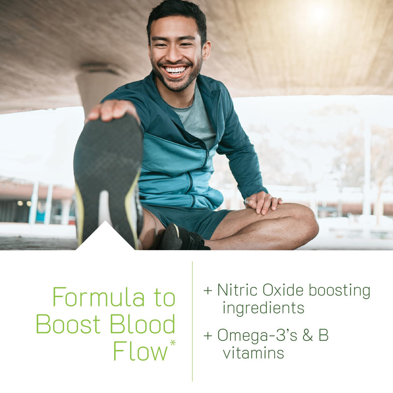 Irwin Naturals Pro-Active Nitric Oxide PWR Blood-Flow Booster | 60 Softgels | Nitric Oxide Support | L-Citrulline + Beet Root + Red Spinach | Blood Flow & Performance | 60 Liquid Soft-Gels 60 Count (Pack of 1)