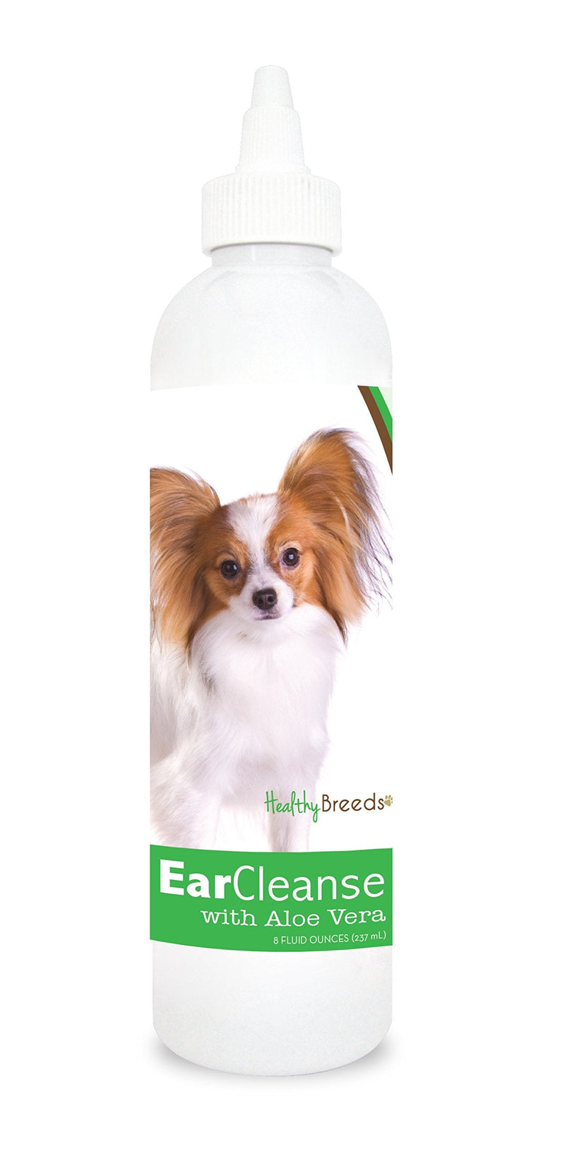 Healthy Breeds Papillon Ear Cleanse with Aloe Vera Cucumber Melon 8 oz