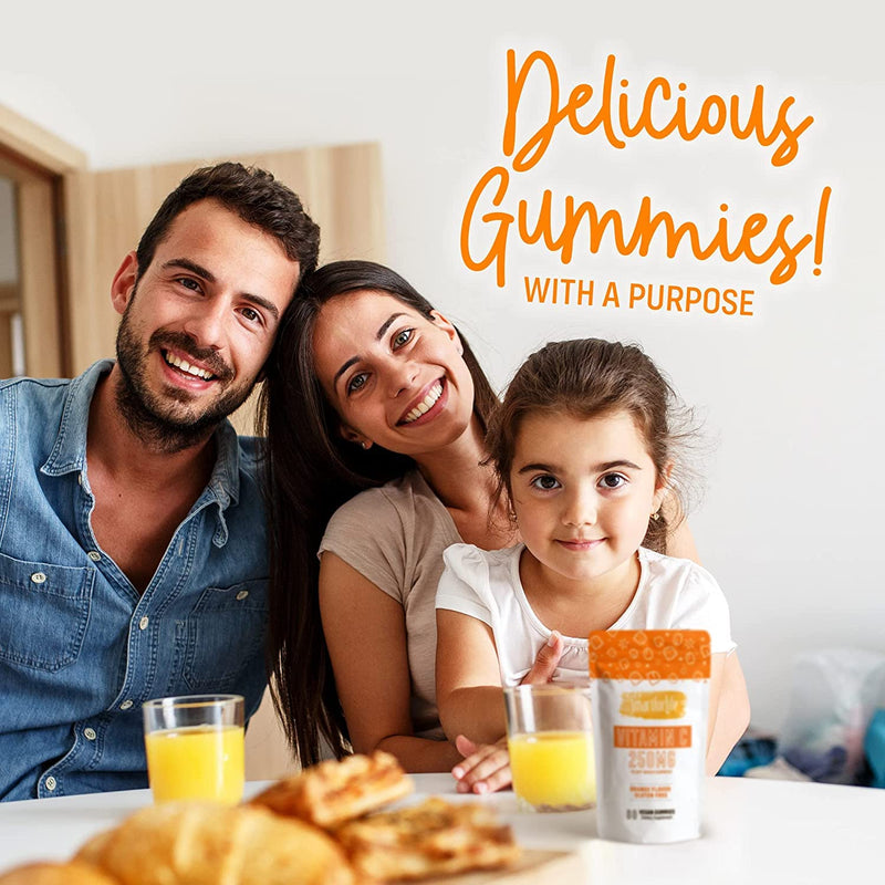 Smart for Life Vitamin C Gummies - Plant-Based Vegan Vitamin C Gummies Natural Orange Flavor - Immune Support Gummies for Adults and Kids - Non-GMO - Dietary Supplement - 30 Count | Plant Based Vegan Gummies - Immune Support for Adults and Kids - Non-G...