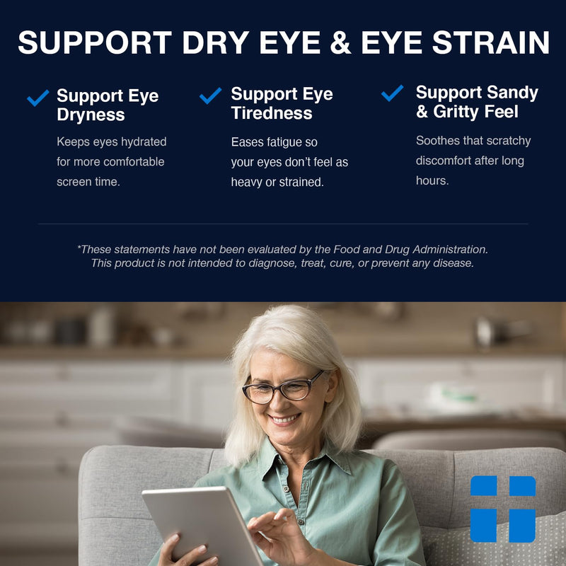 Opti + AREDS 2 Supplements | Vision & Eye Health Supplements for Adults | Includes Lutein, Zeaxanthin, Zinc, and Vitamin C for Macular Support* | 90 Softgels / 45 Servings 90 Count (Pack of 1)
