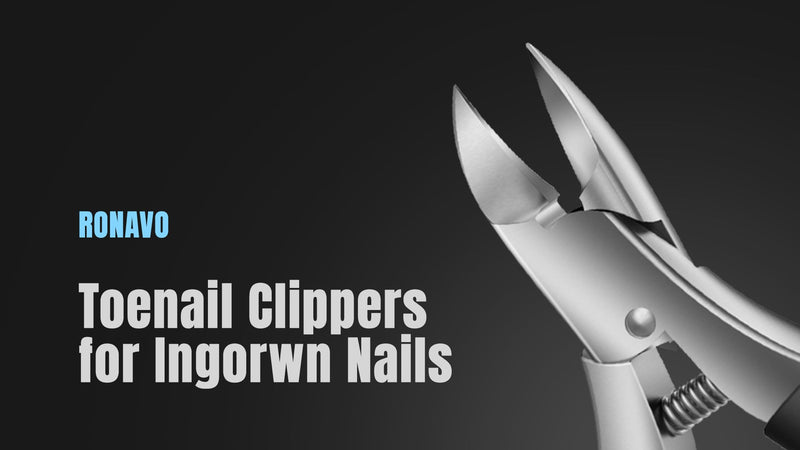 Toenail Clippers for Ingrown & Thick Toenails - Heavy Duty Toe Nail Clippers for Remove Side Ingrown Toenail with Angled Sharp Blades, Professional Pedicure Tool with Long Handle for Seniors & Men Paronychia Nemesis - Red Kit