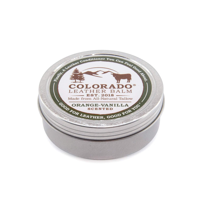 Colorado Leather Balm Original Formula (Orange Vanilla) (4 oz) - BeesActive Australia