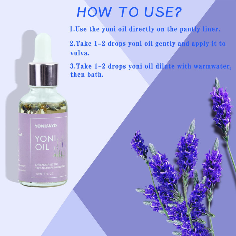 2 Packs Yoni Oil, All Natural Feminine Oil Intimate Deodorant for Women, Remove Odor, Ph Balanced, 100% V Oil Serum Made with Rose Lavender Essential Oils (1 fl oz/30 ml) 1 Fl Oz (Pack of 2) - BeesActive Australia