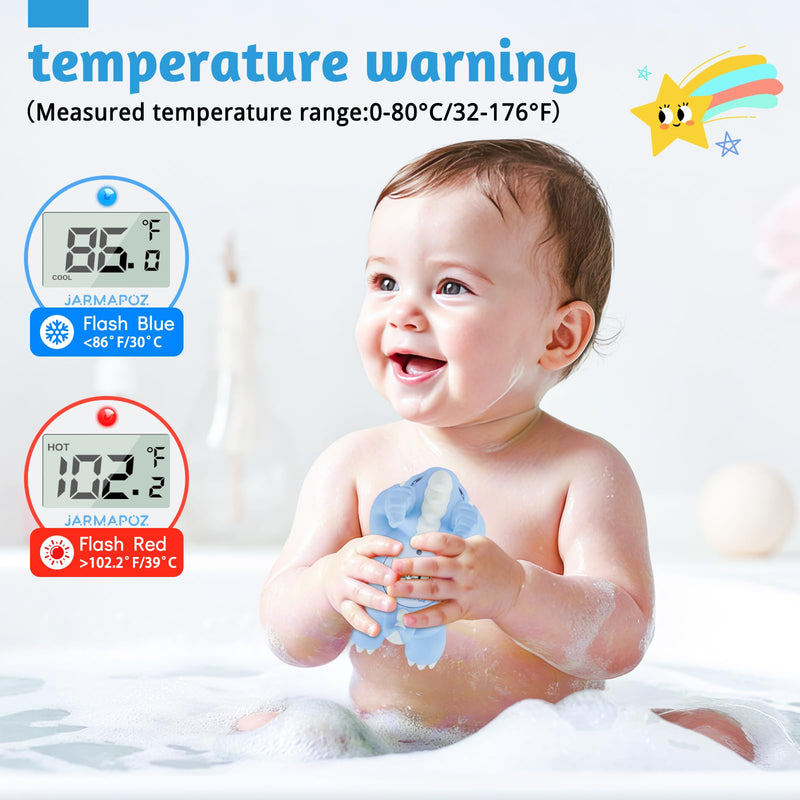 Baby Bath Thermometer ‚Äì Floating Bathtub Thermometer for Newborn ‚Äì Accurate Water Temperature Sensor in Fahrenheit & Celsius ‚Äì Safe Bath Toy for Infants