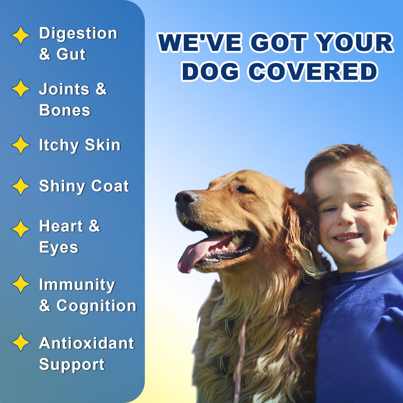 Dog Allergy Relief Chews, Dog Vitamins Multivitamin Powder - PawsPlanet Australia