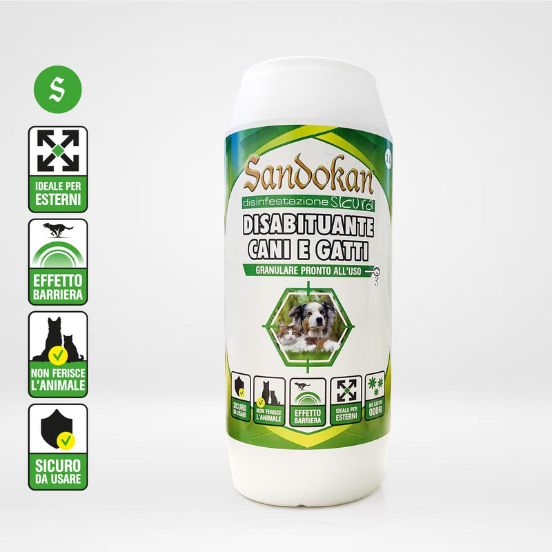 Sandokan Repellent for Dogs and Cats, 1000 ml granules, creates a natural defense barrier - BeesActive Australia