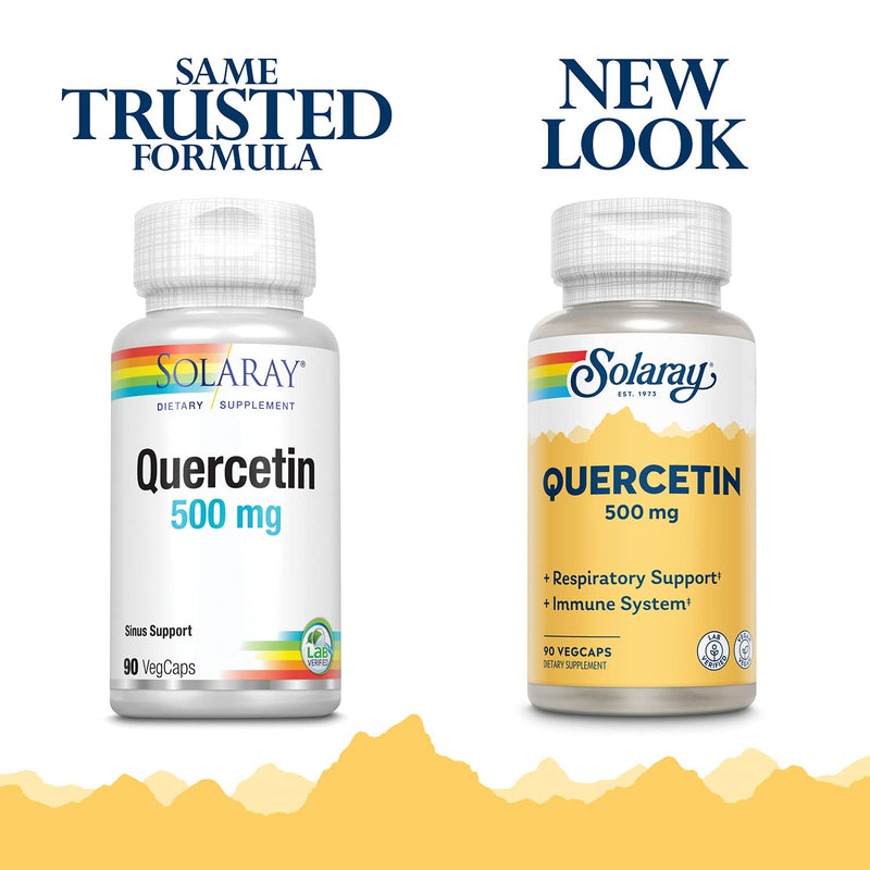 SOLARAY, Quercetin, 500 mg, 90 VegCaps