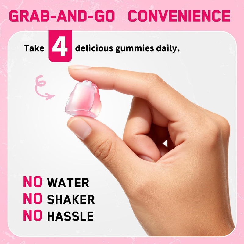 Creatine for Women, 5000mg Complex with Collagen & BCAAs, Vitamin B12 | 120 Ct Sugar-Free Creatine Gummies for Women, Creatine Monohydrate Supplements Pre-Workout Chewbles, Creatina Para Mujeres 119 Count (Pack of 1)