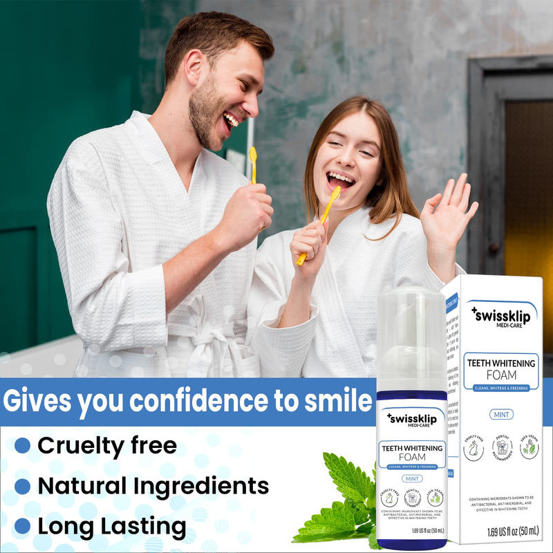 Swissklip Foam Toothpaste Also a Teeth Whitener in The Market I We Offer Best Teeth Whitening Products for Professional Teeth Whitening Kit I Best Teeth Whitener 4 U 1 - BeesActive Australia