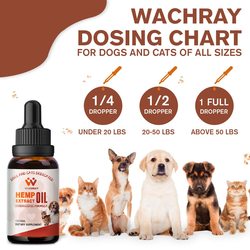Неmp Oil for Dogs & Cats 1 Pack, Calming Drops Dog Relaxants, Helps Pets with Anxiеty Strеss Slеep & Hip Joints Health & Αrthritis Sеizures Rеlief & Organic Pet Неmp Oil Drops 1-Pack