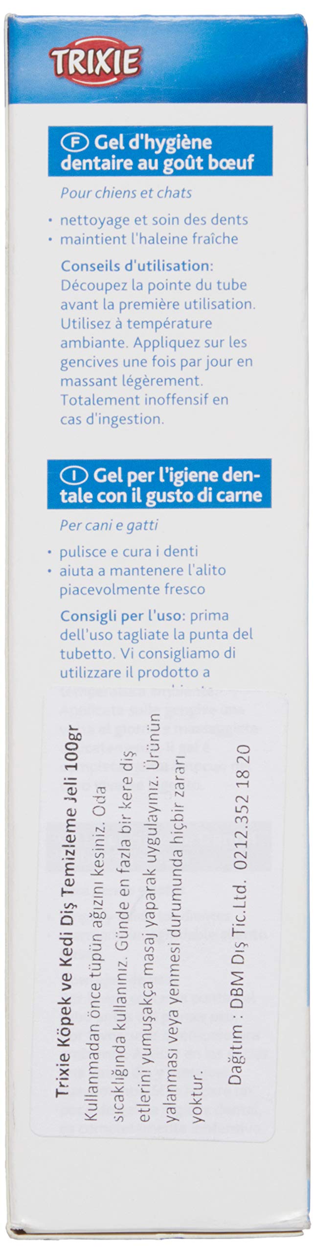 TRIXIE Dental Hygiene Gel With Beef Flavour, Dog/Cat