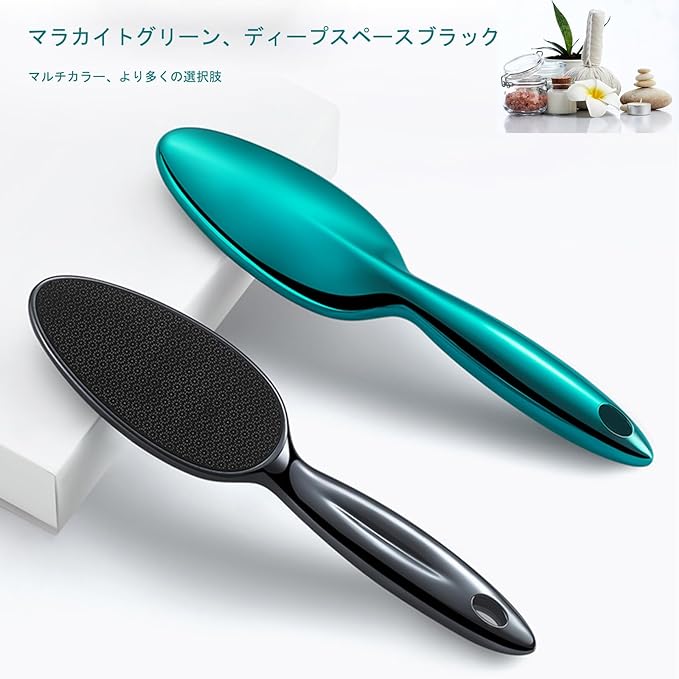 HovuuTuig Exfoliator Foot Fish Sharpener Heel Exfoliator Heel Skin Sole Exfoliator Fish Eye Core Removal Pumice Sole Exfoliator Foot Care Foot File Nano Glass For Dry and Dry Feet - Black -  Australia