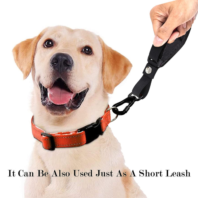 Hands Free Dog Leash Wrist Safety Strap, 2 Pack Soft Comfortable Diving Fabric Dog Leash Wrist Strap for Safe Walking (Blue & Red) Blue & Red