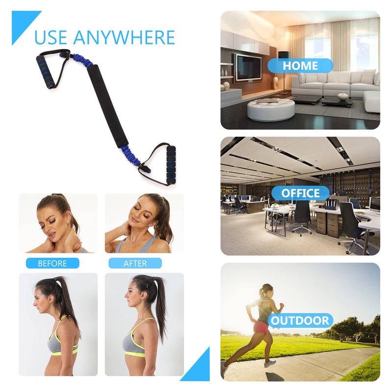 Neck Stretcher Exerciser, Cervical Traction Device for Neck Pain Relief and Cervical Spine Alignment. Portable Neck Traction Exerciser for Home/Office, Neck and Shoulder Relaxer. (20-25 Pounds) 20-25 Pounds - BeesActive Australia