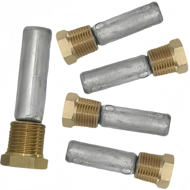 Boat Marine 119574-44150 Zinc Pencil Anode Kit for Yanmar 4LHA 6LP 6LY Marine Engines Replacement 119574-18790 119773-92600