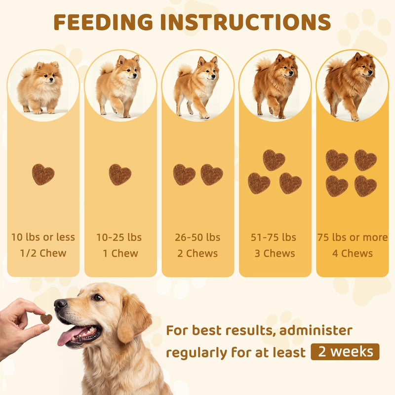 Dog Allergy Relief Chews: Anti-Itch Probiotics for Paw Licking, Seasonal Allergies & Skin Allergy - Dog Allergy Itching Skin Relief & Immune Support with MSM & Turmeric - Chicken Flavor