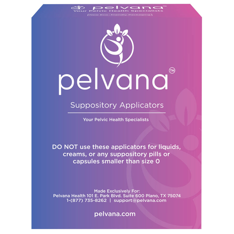 Pelvana Suppository Applicators for Women - (30 Pack) - Fits Size 0 and 00 Capsules - Often Used with Boric Acid Suppositories Pack of 30 - BeesActive Australia